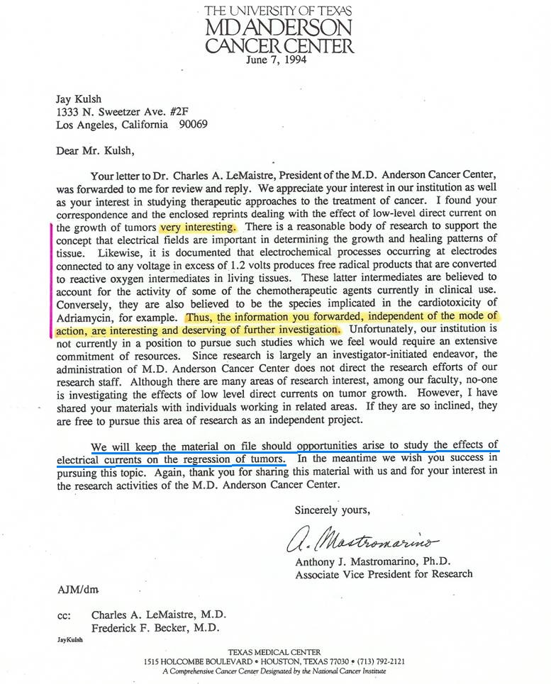 1994-Response-Letter_MD-Anderson-CC-Houston